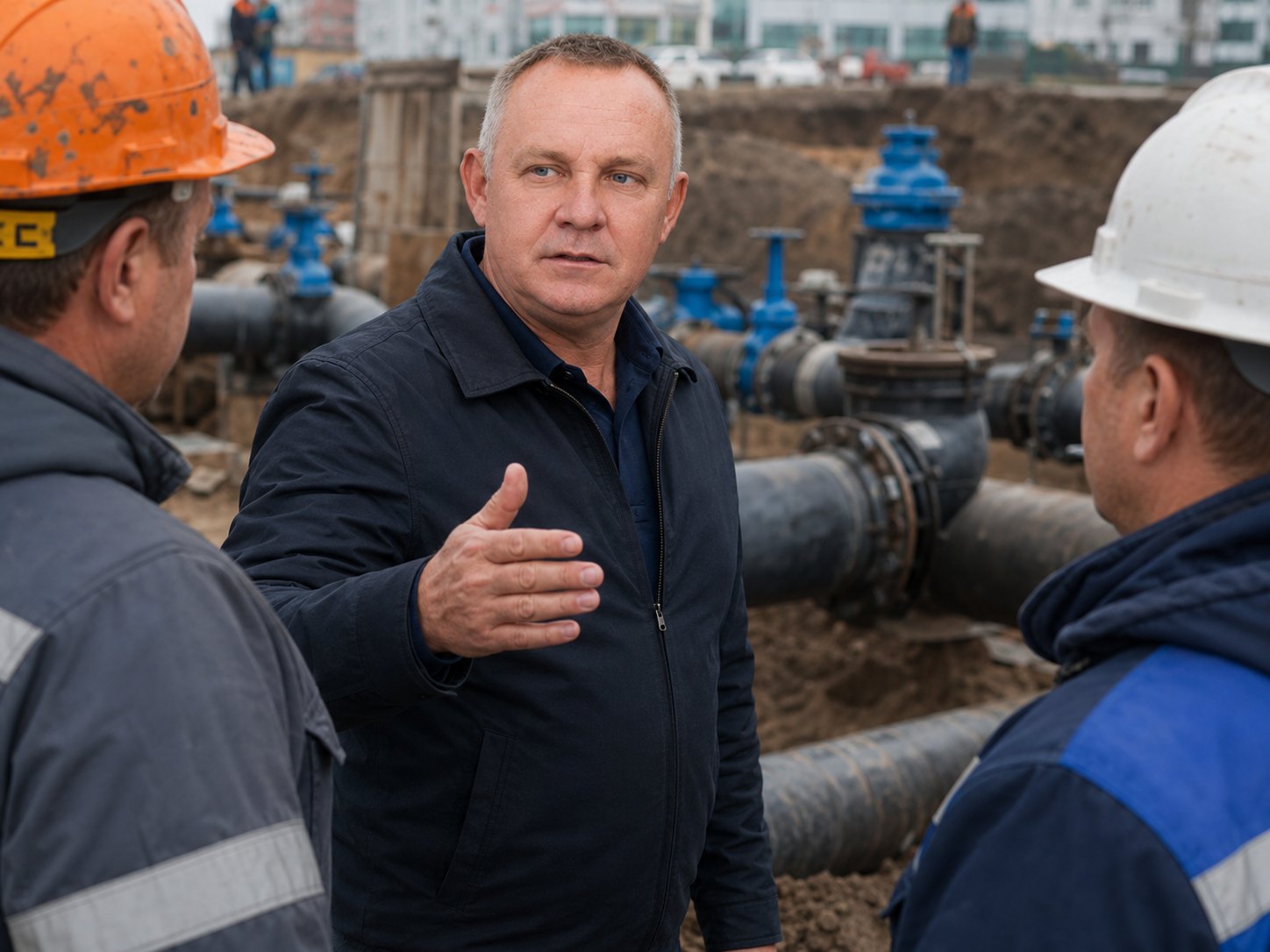 Work on water supply networks